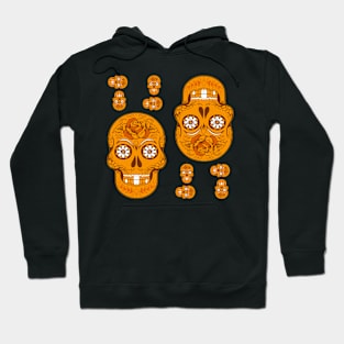 Sugar Skulls , Halloween , day of the dead Hoodie